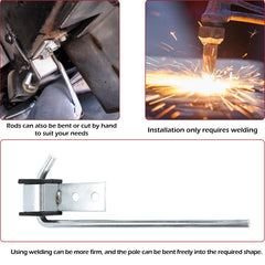 LCGP corrosion-resistant exhaust hanger rod for high temperature use