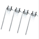 LCGP exhaust hanger rod 3/8 inch 10 inch close-up of durable carbon steel