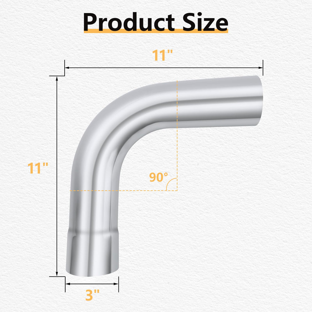 LCGP mild steel exhaust pipe highlighted for durability.