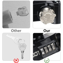 LCGP trailer hitch lock displaying 11 adjustable positions for precise fit