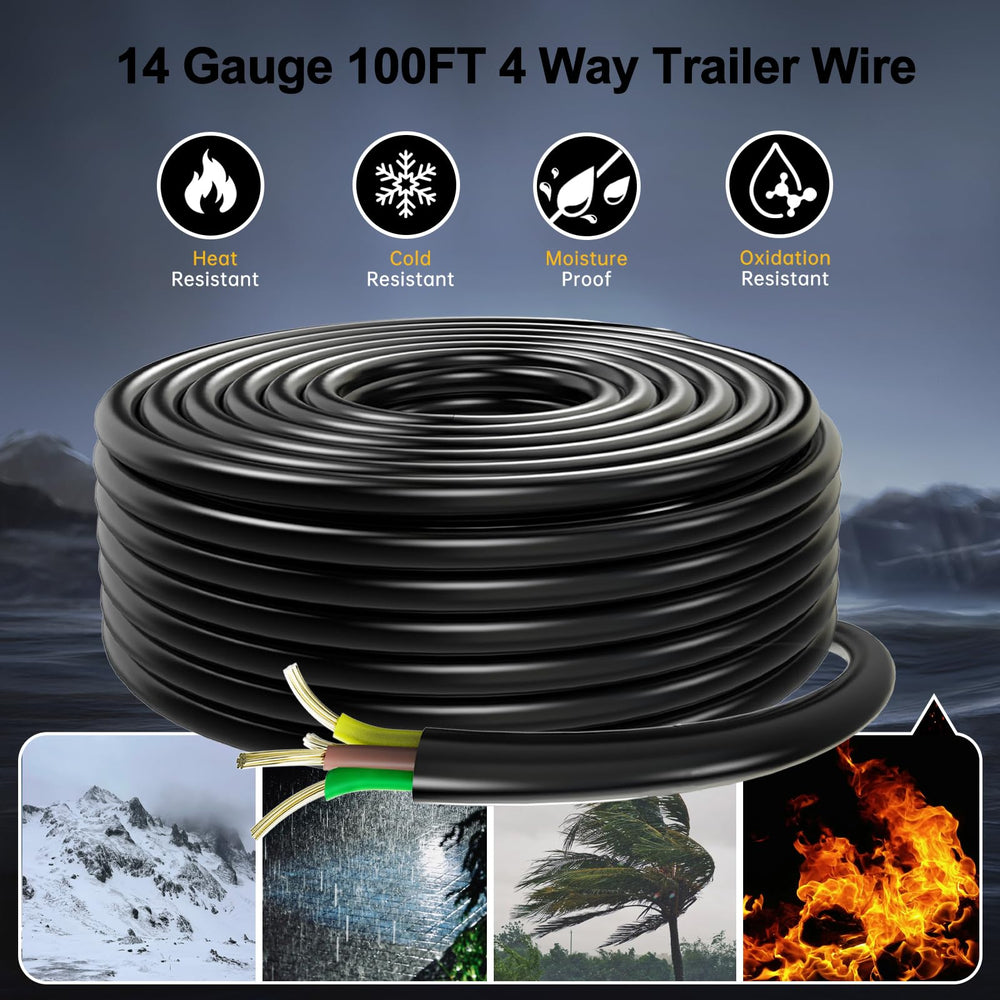 Lcrslitx SAE J1128 compliant trailer wire for standard systems