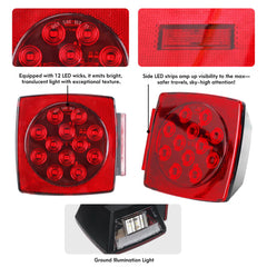 Lcrslitx trailer lights under 80 inches fit many tow setups.