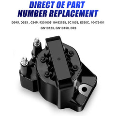 LCWRGS 3PC ignition coil detail highlighting copper windings and epoxy