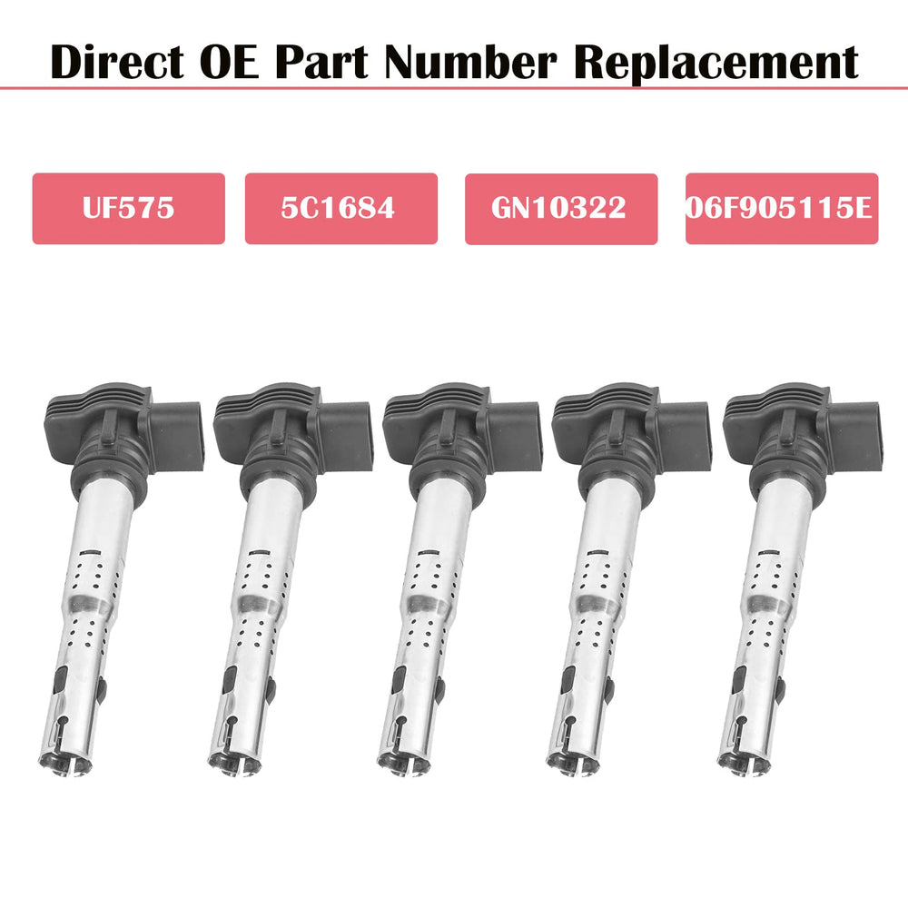 LCWRGS ignition coil in engine bay demonstrates easy plug-and-play fit.