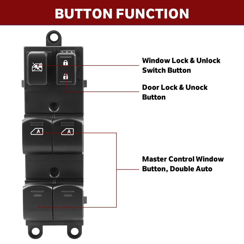 LCWRGS durable ABS PP switch housing designed for long-lasting vehicle use.