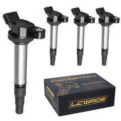 LCWRGS ignition coil pack, four coils, engine bay view highlighting 1.8L compatibility.