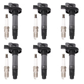 LCWRGS ignition coil pack 6-pack ready for installation, highlighting reliable starts