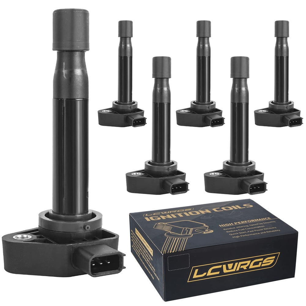 LCWRGS ignition coil pack 6-pack for Honda Odyssey—reliable spark energy.