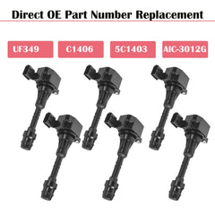 Direct OEM-style coil packs for easy installation.