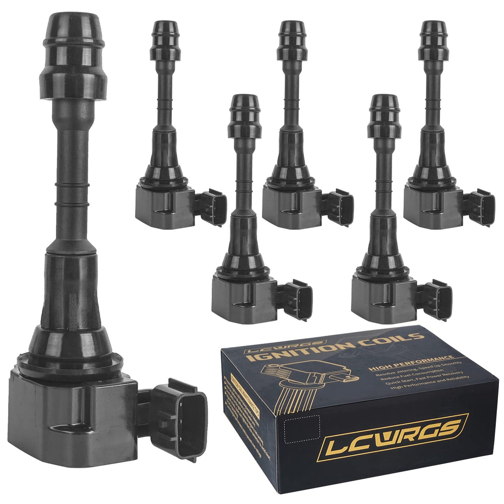 LCWRGS ignition coil pack for 3.5L/4.0L V6 engines boosts performance in compatible Nissan and Infiniti models.