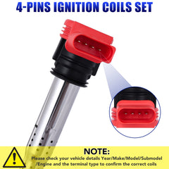 LCWRGS ignition coil pack on VW Passat 2.0T engine bay