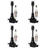 LCWRGS Nissan Sentra ignition coil pack in-hood view for reliable ignition performance.