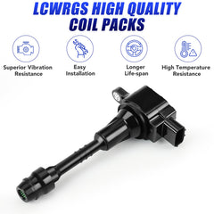 LCWRGS Nissan Sentra spark plugs close-up for smooth combustion and efficiency.