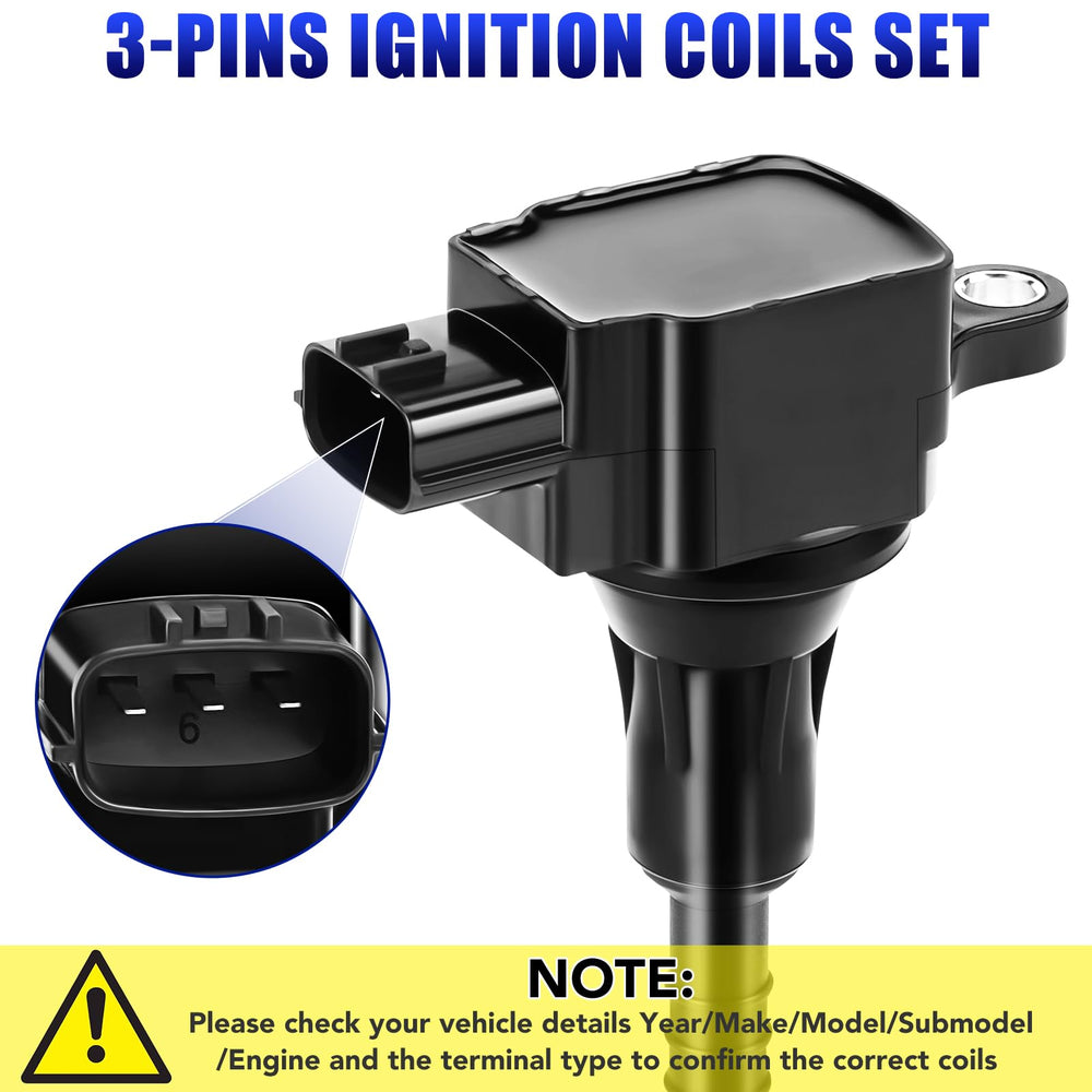 LCWRGS spark plug quad set enabling even firing across cylinders.