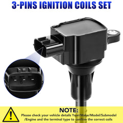 LCWRGS spark plug quad set enabling even firing across cylinders.