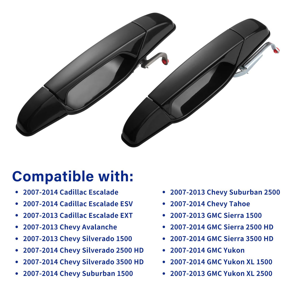 Lcyolada 4P door handle close-up texture—matte black finish