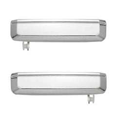 Lcyolada chrome door handle assembly closeup showing finish and fit