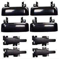 Lcyolada door handle front left exterior for Ford Explorer, durable OEM-style replacement.