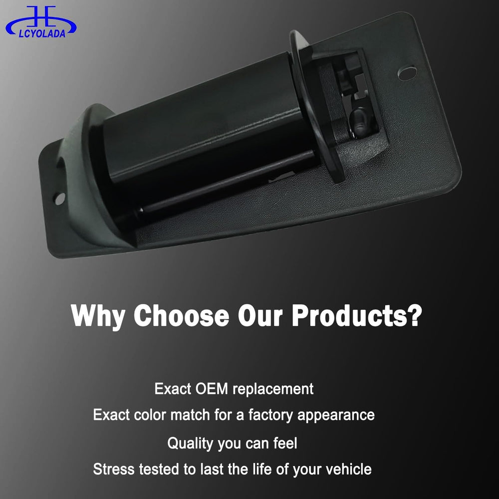 Lcyolada installation-detail door handle highlights metal lever and plastic housing durability.