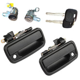 Lcyolada exterior front driver door handle for Toyota Tacoma 1995-2004, durable OEM-like fit.