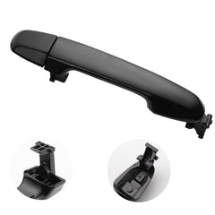 Close-up of Lcyolada Camry handle: textured grip and glossy black finish