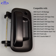 Lcyolada exterior tailgate handle latch matching original design on Ford Super Duty