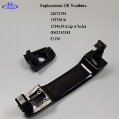 Lcyolada front driver side door handle for Pontiac Torrent; vehicle-position specific fit.