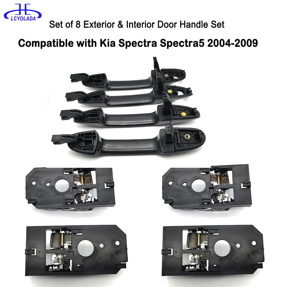 Lcyolada front-right door handle for Kia Spectra, ready for direct replacement.