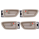 Lcyolada beige bezel interior door handle for Sequoia front replacement with smooth fit