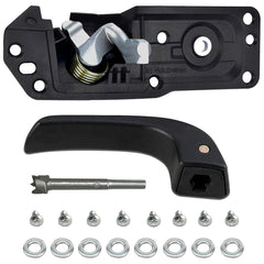 Lcyolada interior door handle front-right close-up, durable design for Silverado and GMC models