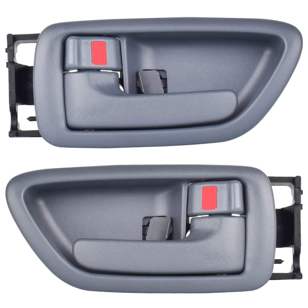 Lcyolada interior door handle pair in gray for Sequoia and Tundra with OEM-style fit