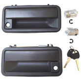 Lcyolada metal exterior door handle left front view for Chevy trucks with OEM-like fit