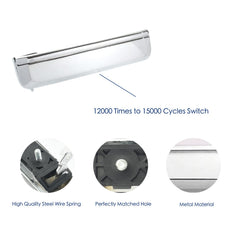Lcyolada Nissan D21 chrome rear-left door handle for seamless finish