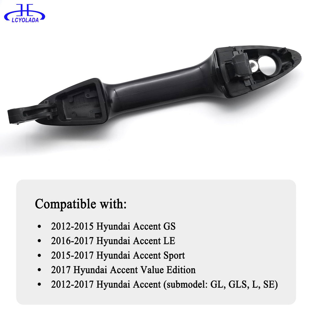 Lcyolada driver-side exterior door handle front-left offers easy installation.