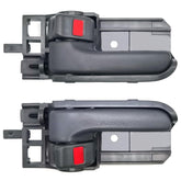 Lcyolada interior door handle pair gray front view for easy replacement