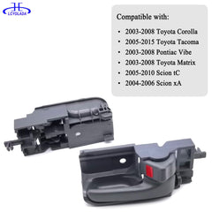 Lcyolada interior door handle gray in-vehicle use demonstrates simple swap