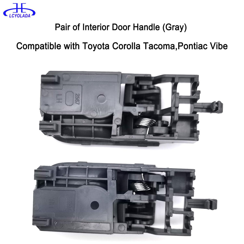 Lcyolada interior door handle pair gray side view shows precise fit