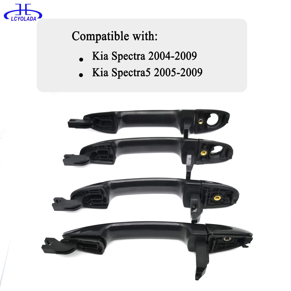 Lcyolada rear exterior door handle for Kia Spectra, durable exterior part.