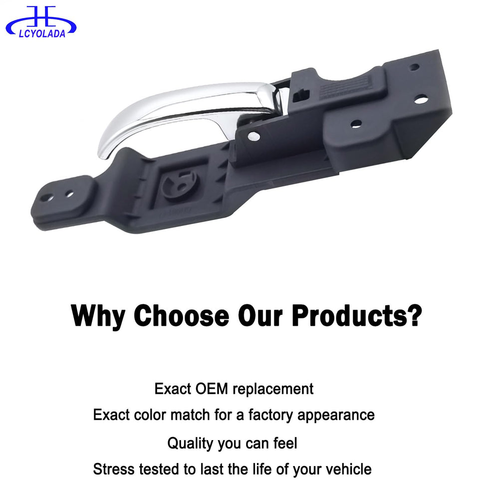 Lcyolada reinforced ABS door handle, durable construction for long-lasting performance.