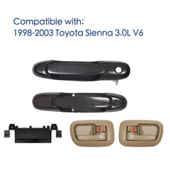 Lcyolada Sienna interior left rear door lock, improves interior access