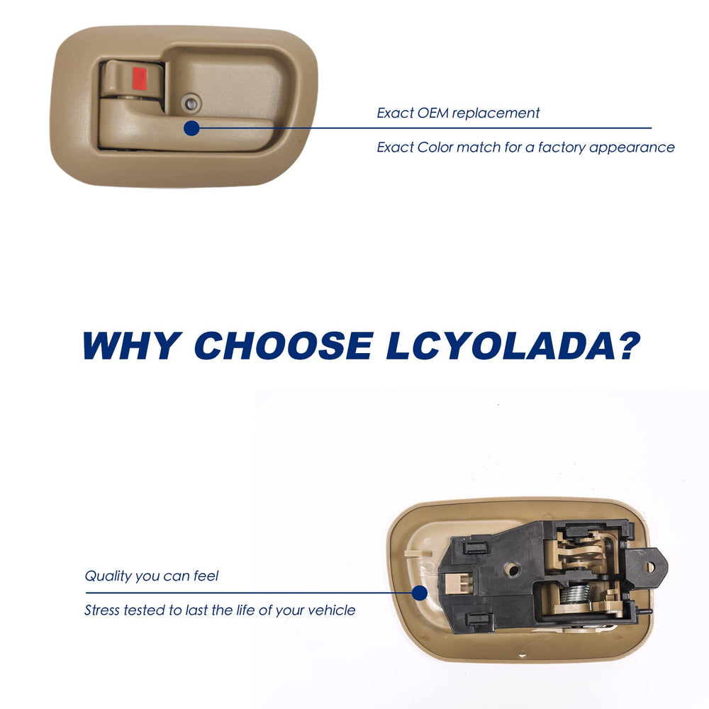 Lcyolada Sienna tailgate handle, completes hatch replacement kit