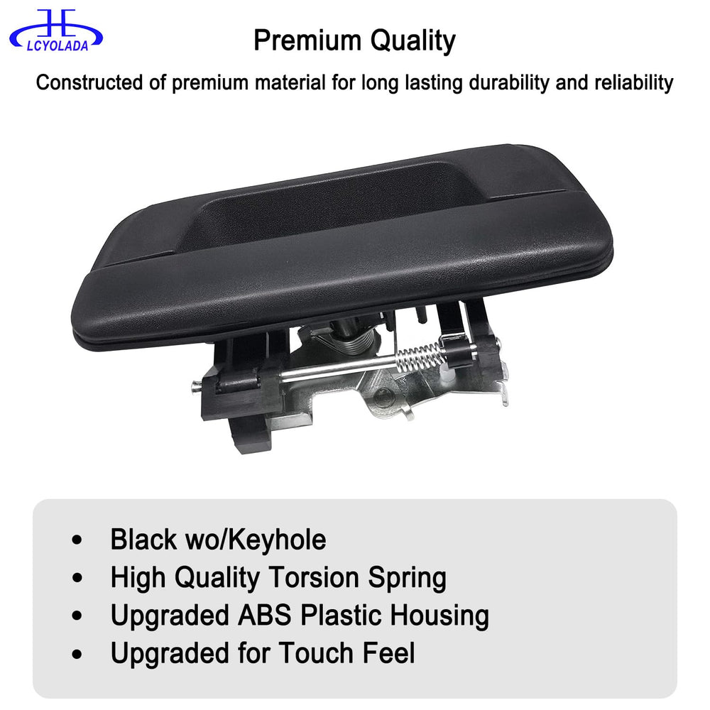 Lcyolada tailgate handle latch for Isuzu i-350, reliable replacement part.