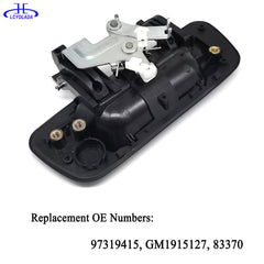 Lcyolada tailgate handle latch for Isuzu i-370, keyhole-free design.