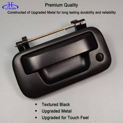 Lcyolada textured metal tailgate handle latch built for outdoor durability