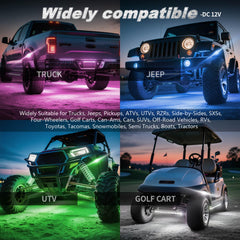 LD DARKEAGLE underbody glow helps locate your vehicle at night.