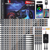 LD DARKEAGLE 20pcs RGB underglow kit illuminating night rides with vivid colors