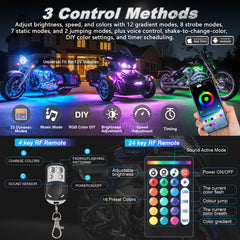 Brake and turn signal integration enhances visibility for safer night riding
