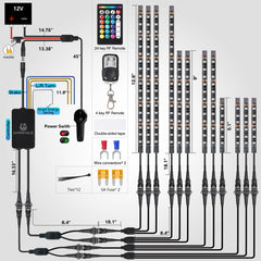 LD DARKEAGLE dual-zone control offers split color effects