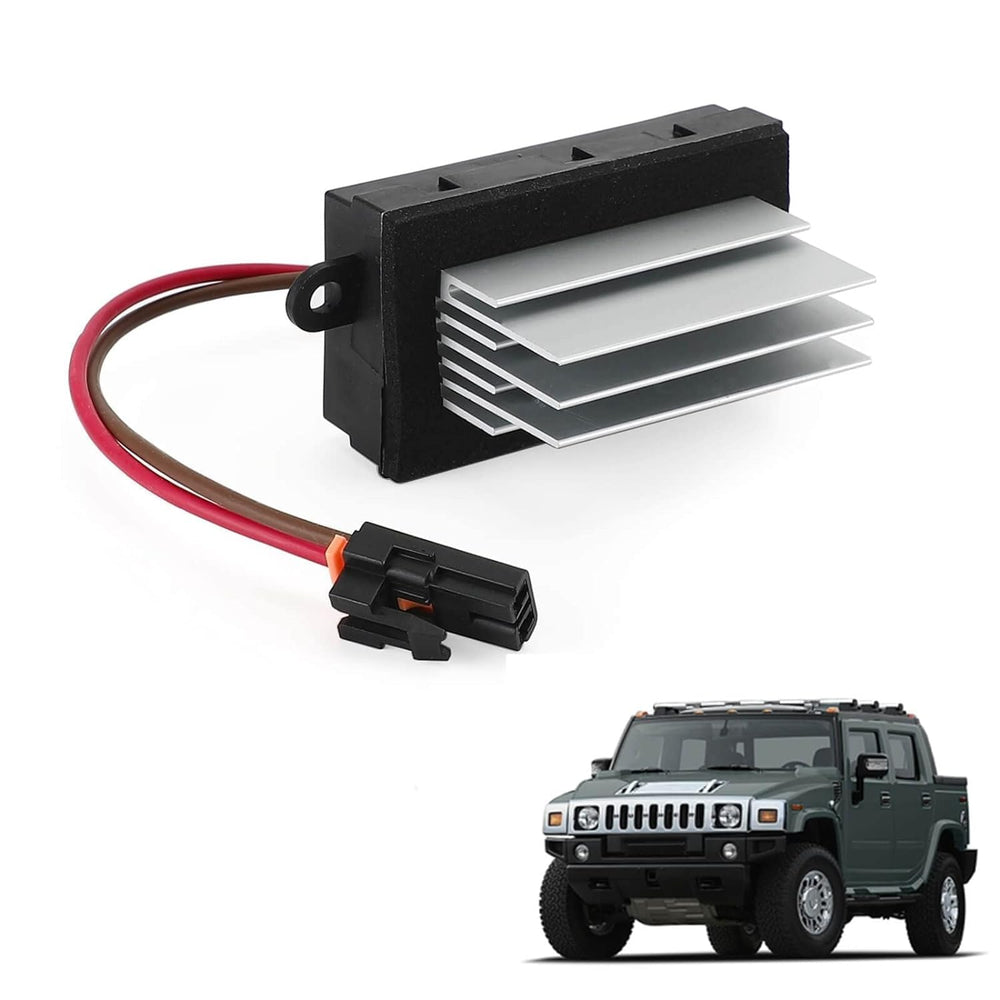 LDCRE blower motor resistor H2 2003-2007 front view — direct-fit replacement.