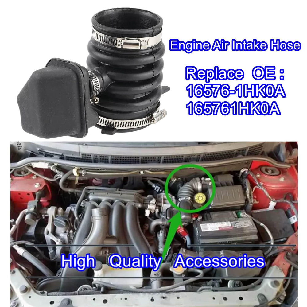 LDCRE engine air intake hose 16576-1HK0A connection end for secure connections
